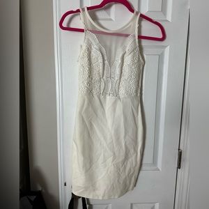Lulus white lace dress